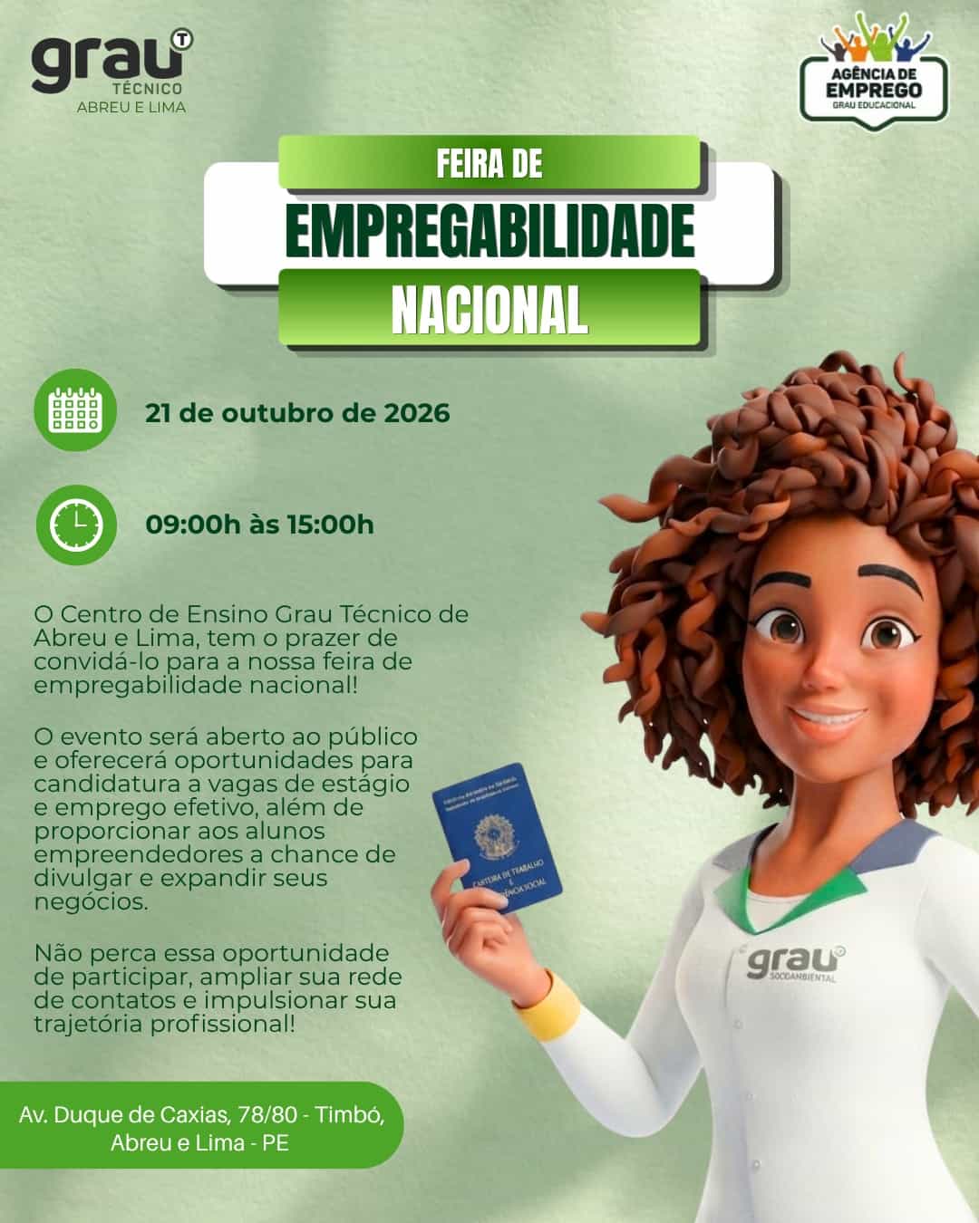 3ª Feira de Empregabilidade - Unidade Abreu e Lima